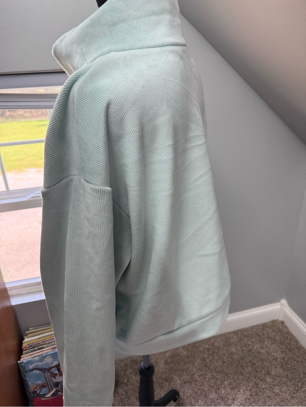 all in motion light blue Half-Zip Pullover Sweater - Picture 3 of 7